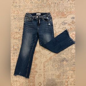 Zenana Flair Cropped Jeans Size 27